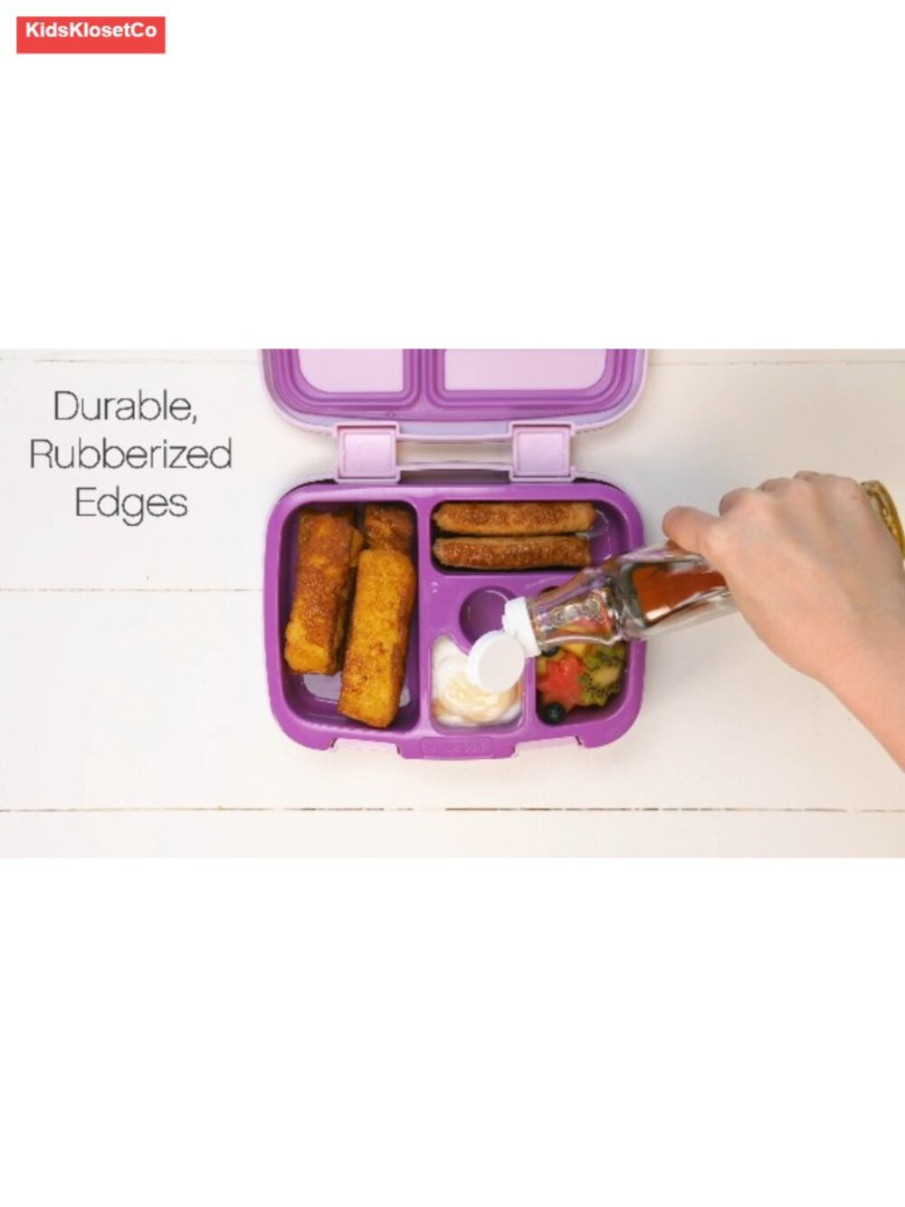 Bentgo Kids Leak-Proof 5-Compartment Bento Lunch Box for Ages 3-7, Dishwasher - Picture 6 of 6